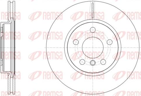 Remsa 61545.10 - Disque de frein cwaw.fr