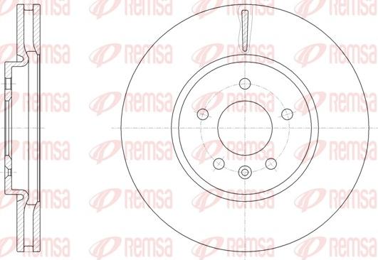 Remsa 61541.10 - Disque de frein cwaw.fr