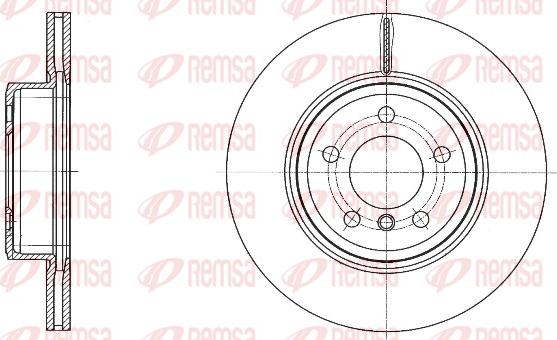 Remsa 61548.10 - Disque de frein cwaw.fr