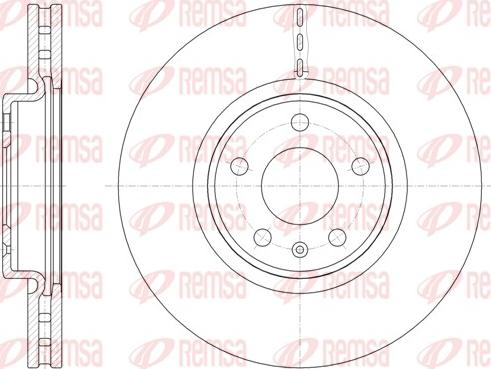 Remsa 61543.10 - Disque de frein cwaw.fr