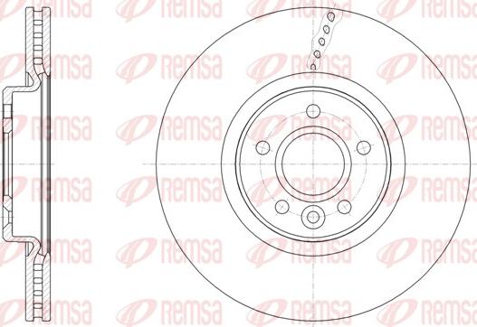 Remsa 61542.10 - Disque de frein cwaw.fr