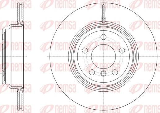 Remsa 61547.10 - Disque de frein cwaw.fr