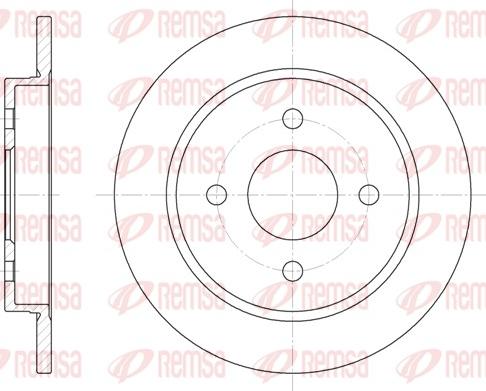 Remsa 6155.00 - Disque de frein cwaw.fr