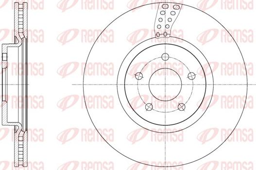 Remsa 61561.10 - Disque de frein cwaw.fr