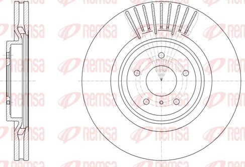 Remsa 61508.10 - Disque de frein cwaw.fr