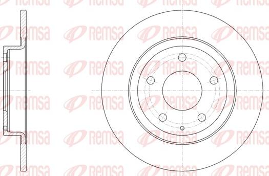 Remsa 61519.00 - Disque de frein cwaw.fr