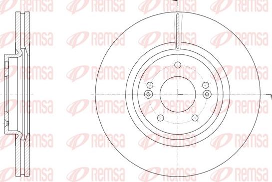 Remsa 61514.10 - Disque de frein cwaw.fr