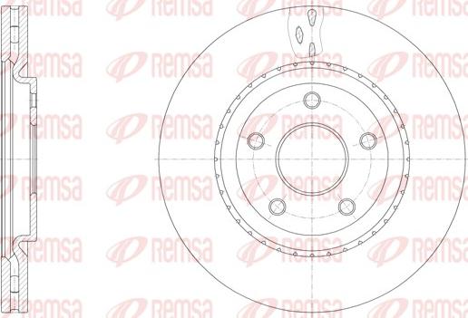 Remsa 61515.10 - Disque de frein cwaw.fr