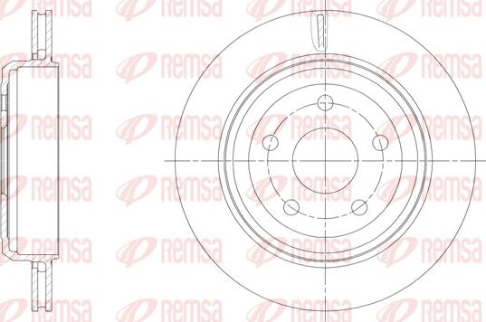 Remsa 61513.10 - Disque de frein cwaw.fr