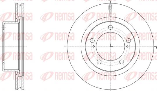 Remsa 61517.10 - Disque de frein cwaw.fr