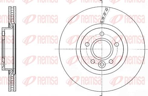 Remsa 61589.10 - Disque de frein cwaw.fr