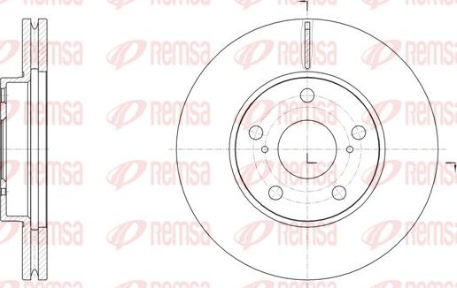 Remsa 61539.10 - Disque de frein cwaw.fr