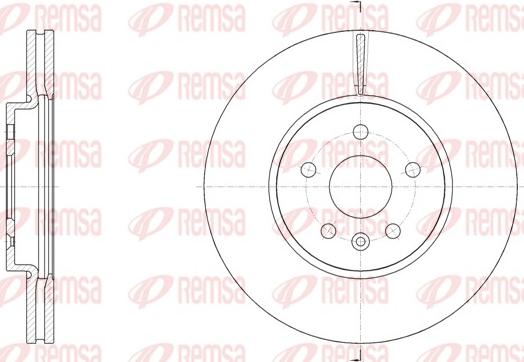 Remsa 61534.10 - Disque de frein cwaw.fr