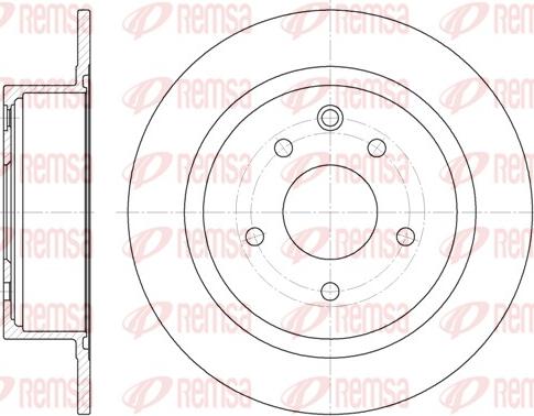 Remsa 61530.00 - Disque de frein cwaw.fr