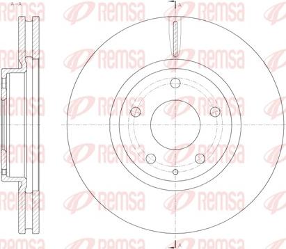 Remsa 61520.10 - Disque de frein cwaw.fr