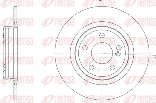 Remsa 61523.00 - Disque de frein cwaw.fr