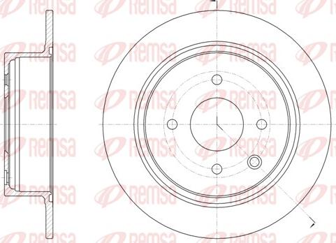 Remsa 61579.00 - Disque de frein cwaw.fr