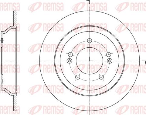 Remsa 61572.00 - Disque de frein cwaw.fr