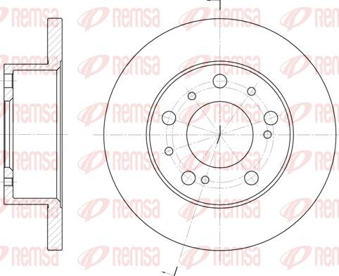 Remsa 6169.00 - Disque de frein cwaw.fr