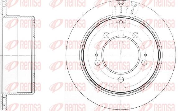 Remsa 61693.10 - Disque de frein cwaw.fr