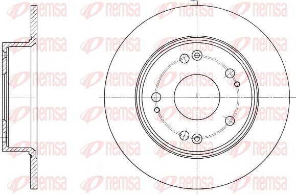 Remsa 61648.00 - Disque de frein cwaw.fr