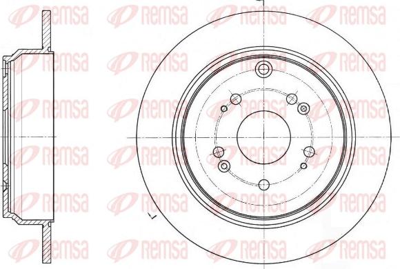 Remsa 61647.00 - Disque de frein cwaw.fr