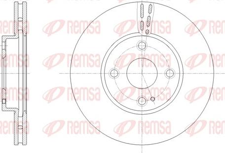 Remsa 61659.10 - Disque de frein cwaw.fr