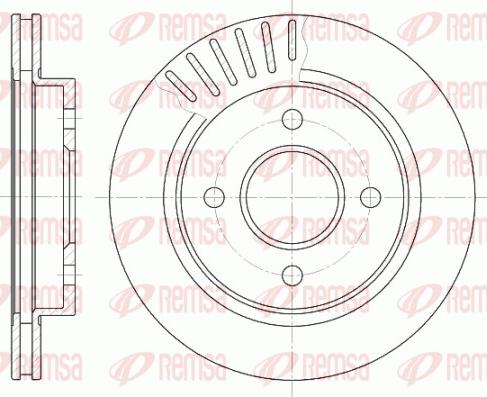 Remsa 6160.10 - Disque de frein cwaw.fr