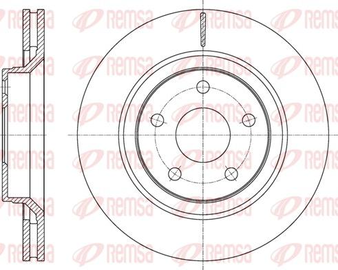 Remsa 61610.10 - Disque de frein cwaw.fr