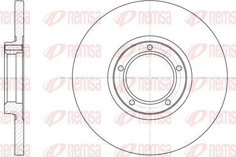 Remsa 6163.00 - Disque de frein cwaw.fr