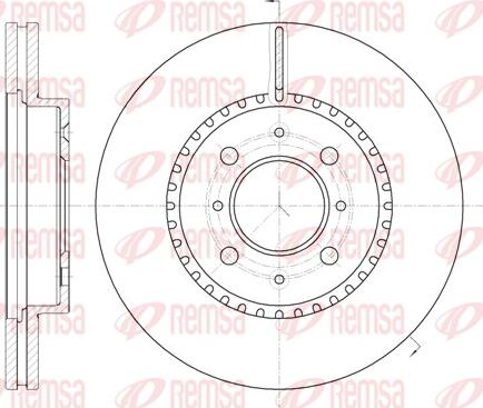 Remsa 61096.10 - Disque de frein cwaw.fr