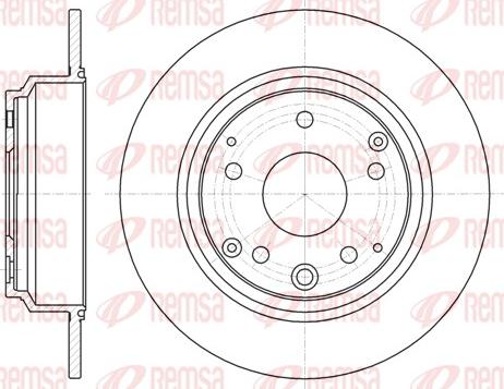 Remsa 61090.00 - Disque de frein cwaw.fr