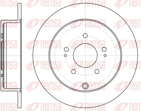 Remsa 61098.00 - Disque de frein cwaw.fr