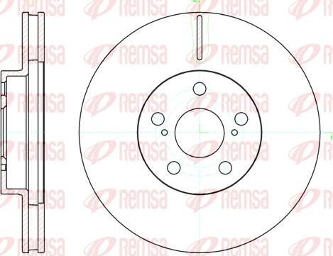 Remsa 61093.10 - Mâchoire de frein cwaw.fr