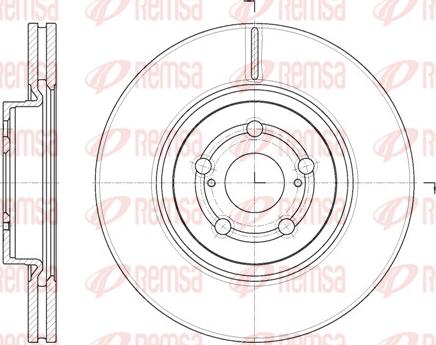 Remsa 61092.10 - Disque de frein cwaw.fr