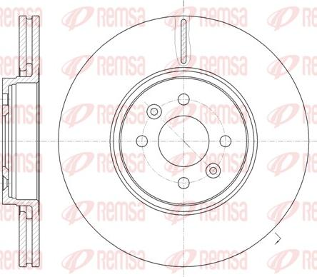 Remsa 61049.10 - Disque de frein cwaw.fr