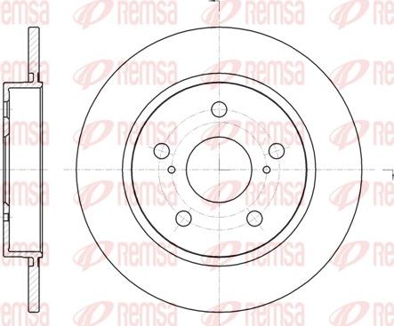 Remsa 61044.00 - Disque de frein cwaw.fr