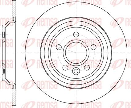 Remsa 61045.00 - Disque de frein cwaw.fr