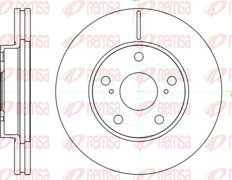 Remsa 61043.10 - Disque de frein cwaw.fr