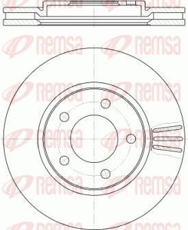 Remsa 61047.10 - Disque de frein cwaw.fr