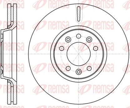 Remsa 61054.10 - Disque de frein cwaw.fr