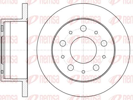 Remsa 61056.00 - Disque de frein cwaw.fr