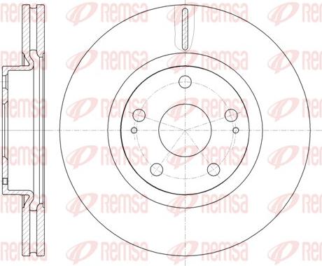 Remsa 61050.10 - Disque de frein cwaw.fr