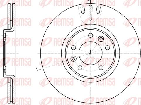 Remsa 61051.10 - Disque de frein cwaw.fr