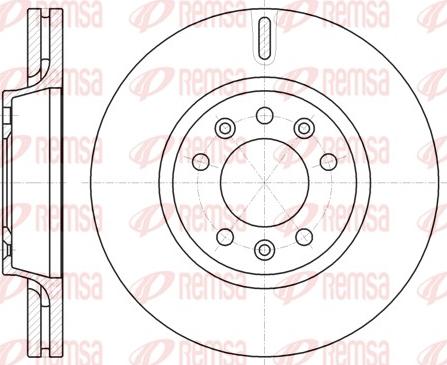 Remsa 61052.10 - Disque de frein cwaw.fr