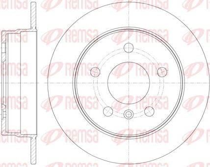 Remsa 61065.00 - Disque de frein cwaw.fr