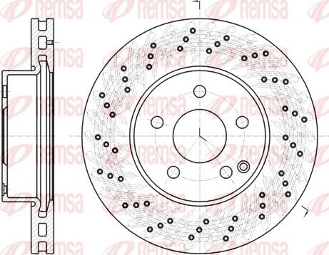 Remsa 61068.10 - Disque de frein cwaw.fr