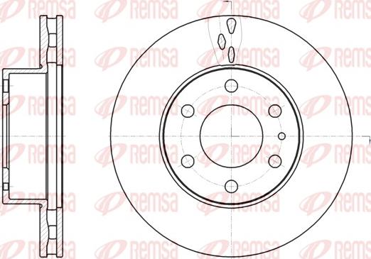 Remsa 61062.10 - Disque de frein cwaw.fr