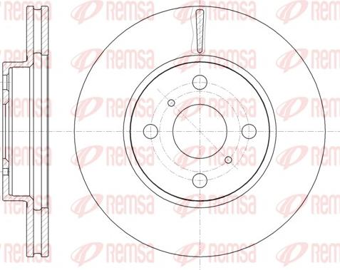 Remsa 61005.10 - Disque de frein cwaw.fr