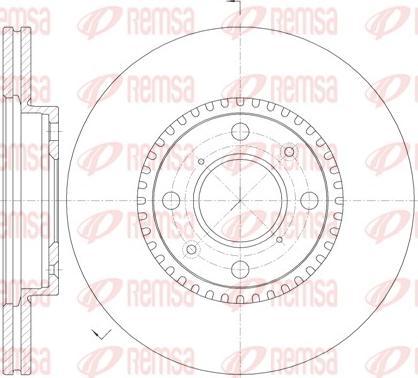 Remsa 61002.10 - Disque de frein cwaw.fr